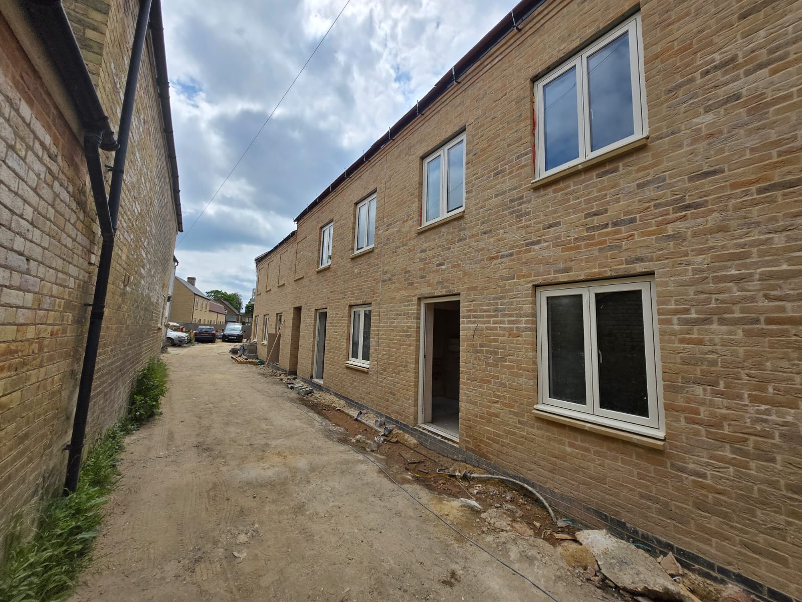 Brickwork and external envelope progressing